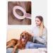 Zewze Long-Haired Dog Brush - Stainless Steel Pet Ridge Comb for Removing Knots & Grooming - Ideal for Dogs - Pink - Buy Online on SooperMarket.com