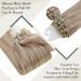 LAAVOO Microring Extensions - Real Hair Blond 50cm Cold Fusion Micro Loop Extensions (Ashblond #18/613) | 50g Package - Buy Online on SooperMarket.com
