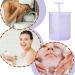 Foam Maker | Face Cleanser Foaming Bottle Bubble Foamer | Ergonomic Pump Facial Cleansing Tool Cleansing Foaming Maker for All Skin Types Purple - Buy Online on SooperMarket.com