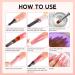 Poly Nail Gel Kit with 36W UV LED Lamp - 6 Nude Colors & 6 Glitter UV Gels, Base and Top Coat, Nail Art Gift Set for Women - Buy Online on SooperMarket.com