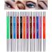 BELLIFFY 12 Pcs 1 Set Shadow Set Creative Eyeliners Waterproof Eyeliner Makeup Kit Colorful Plastic - Buy Online on SooperMarket.com
