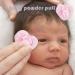 Toseky Makeup Powder Puff | Bowknot Heart Powder Puff Body Powder Puff for Dusting Powder Baby Women Powder Puff for Bath and Travel Pink - Buy Online on SooperMarket.com