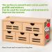 Bucasso Wooden Model Kit Tool Storage Rack  Wooden Paint Rack with MDF Material  Model Tool Kit Organizer  Paint Organizer  Craft Supplies Storage  Brush/Tool Holder for Tamiya Gundam Tools  GK2 - Buy Online on SooperMarket.com