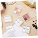Healvian 6 Pcs Transparent Square Eye Shadow Box Empty Makeup Pallet Balm Blusher Containers Plastic - Buy Online on SooperMarket.com