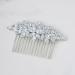 SWEETV Rhinestone Wedding Hair Comb - Bridal Crystal Hair Clip for Bridesmaids, Silver-01 - Buy Online on SooperMarket.com