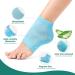 Welnove Moisturizing Heel Socks Aloe Vera Infused Gel for Dry Feet & Cracked Heels 2 Pairs Cotton Foot Care Socks for Men & Women Blue Regular Size - Buy Online on SooperMarket.com