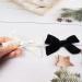 4Pcs Velvet Bow Hair Clips for Girls & Women - Christmas Hair Accessories (Black White) - Buy Online on SooperMarket.com