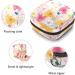 Anna Cowper Pink Flower Sanitary Napkin Storage Bag - Portable Period Pouch for Women and Teen Girls - Multi-colored - 1 Pcs - Buy Online on SooperMarket.com