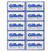 50 Silver Blue Double Edge Razor Stainless Blades Made in Russia