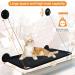 Cat Window Hammock Perch Bed for Large Cats | Upgraded Suction Cups | Black - Buy Online on SooperMarket.com