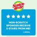 Scotch-Brite Non-Scratch Scrub Sponges - 3 Pack for Dishes & Kitchen Cleaning - Buy Online on SooperMarket.com