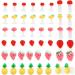 FRCOLOR Silicone Toe Separators and Nail Spacers - 24PCS Fruit Shape Dividers for Nail Polish and Pedicure DIY - Buy Online on SooperMarket.com
