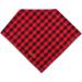 Buy Unique Style Paws Dog Collar - Washable Cotton Neck Triangle for Small & Large Dogs and Cats (1-Pack) - Black/Red - Buy Online on SooperMarket.com