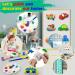 Tigerhu Arts and Crafts for Kids - 27 Painting Figurines with Paint, Pens, Brush, Palette, Magnets, Stickers - DIY Painting Kit for Ages 4-8 - Buy Online on SooperMarket.com