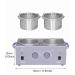 WENMILY Double Wax Warmer Kit for Hair Removal - 2 * 500ML Pots with Wax Beans, Sticks, and Strips - Buy Online on SooperMarket.com