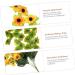 Zerodeko 5 Strings Simulation to Japan Home Decoration Simulated Sunflower Fake Sunflower Garland Sun Flowers Home Decor Sunflower Rattan Prop Fall Wedding Decor Silk Flower Vine Plant Orangex5pcs 94x16cmx5pcs - Buy Online on SooperMarket.com