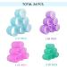 Jumbo Hair Rollers Set Hair Rollers Self Grip Curlers For Long Hair No Heat Curlers Heatless Hair Rollers With Clips & Comb 24 Packs (Blue Purple Red Green 24Pcs) - Buy Online on SooperMarket.com