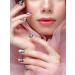 Kalolary Nail Foil Self-Adhesive - 12 Sheets Marble Rages Full Wraps Nail Polish Stickers | Nail Art & DIY Decoration with Nail File - Buy Online on SooperMarket.com