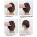 4-Piece Stretchy Double Comb Hair Clips for Women - Adjustable Elastic Hair Accessories for Thick, Curly, Thin Hair - Magic Hair Clip Combs in Coffee and Black - Buy Online on SooperMarket.com