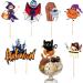 Halloween Cupcake Toppers - Ghost Zombie Pumpkin Witch Castle Halloween Cake Decor For Horror Vampire Parties Birthday Parties Paper Cake Decor Hmltd - Buy Online on SooperMarket.com