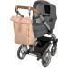 Buy Sustainable Casual Baby Diaper Backpack - Rolltop Design Stroller Attachment Bottle Holder | Peach Rose - Buy Online on SooperMarket.com