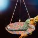 Reptile Hammock Swing Bed Cute Lizard Bearded Dragon Reptile Hanging Hammock Reptile Woven Cotton Summer Hammock Swing Bed for Reptiles Hamsters Parrots Sleeping Resting - Buy Online on SooperMarket.com