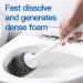 Eco-Friendly Toilet Cleaner Strips | 120 Quick Foaming Sheets - Biodegradable Plastic-Free Ocean Dew Scent - Buy Online on SooperMarket.com