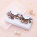 White False Eyelashes for Halloween & Cosplay | Natural Look Anime Makeup | D03-Brown Tiger Print - Buy Online on SooperMarket.com