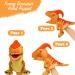 Lilizzhoumax Parasaurolophus Hand Puppet Plush Toy - Interactive Dinosaur Stuffed Animal for Kids | Educational Role-Playing Toy & Home Decor - Buy Online on SooperMarket.com
