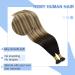 Youngsee Nanoring Extensions - Real Hair Balayage 35cm Nano Hair Extensions | Brown & Blond Shades | 50g #2/6/24 - Buy Online on SooperMarket.com