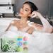 Natural Bath Balls - Small Shower Bombs - Natural Bubble Bath Balls for Relaxation Moisturizing Suitable for Women Kids and Men - Buy Online on SooperMarket.com