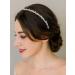 SWEETV Silver Crystal Rhinestone Bridal Headband with Pearls - Wedding Hair Accessories for Women - Buy Online on SooperMarket.com