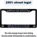 Golden State Warriors License Plate Frame - Black, 12.25 x 6.25 - Ideal Gift for Sports Fans - Slim Design - Buy Online on SooperMarket.com
