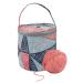 Coopay Small Yarn Storage Bag Mini Knitting Bag Yarns Drum Case for Carry Yarn Ball Crochet Kits Knitting Supplies and Sewing Accessories for Beginner Crocheter and Crafter Blue