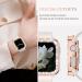 4 Pack Goton for Apple Watch Series 6 5 4 SE 40mm Bumper Bling Case Women Glitter Diamond Rhinestone Protector Cover for iWatch Accessories 40mm Clear Silver Black Rose Gold Clear+Silver+Black+Rose Gold(No Glass) 40mm - Buy Online on SooperMarket.com