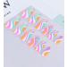 24 Pcs Colorful Candy Swirl Stiletto Press On Nails with Glue - Luvehandicraft - Buy Online on SooperMarket.com