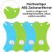 Qaziuy 4-Piece Tick Card Set with Magnifying Glass - Ideal for Pets & People - Durable Elastic Cord - Blue & Green - Buy Online on SooperMarket.com