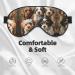 SSIMOO Double-Sided Eye Mask for Dogs | Soft Light Blocking & Sleep Enhancing | International Shipping Available - Buy Online on SooperMarket.com