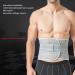 XL Gray Elastic Back Bandage - Adjustable & Breathable Lumbar Support for Lower Back Pain Relief | Ideal for Sports & Daily Use - International Shipping Available - Buy Online on SooperMarket.com