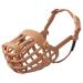 Baskerville classic basket muzzle - dog can pant and drink prevent bite and feed waste strong TPR ideal for dogs with a longer nose breathable dog training muzzle for 2