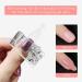 Kalolary Dual Nail Forms Set - 120Pcs Gel Nail Extension Mold Tips Nail Art Stickers Dual-Ended Brush Nail File & Clips for Acrylic Square Extensions - Perfect for Nail Art Enthusiasts - Buy Online on SooperMarket.com