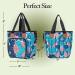 VICARKO Yarn Storage Tote Knitting Bag with Dividers, Pockets, Grommet Holes, Project Storage - Hawaii Blue Small - Buy Online on SooperMarket.com