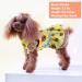 KYEESE Sunflower Dog Dress for Medium Dogs | Ruffle Sleeves Dog Apparel - Buy Online on SooperMarket.com