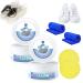 HOPASRISEE New Multi-functional Cleaning and Stain Removal Cream Multipurpose Cleaning Cream White Shoe Cleaner White Shoe Cleaning Cream with Sponge No Need to Wash Just Rub It Bright (2pcs)