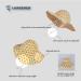 LANGZHEN Baby Girls Beach Sun Hat with Chin Strap - Duckling Yellow, 2-4 Years - Buy Online on SooperMarket.com