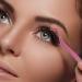 Eyelash Applicator Tool - 2 in 1 Double Ended Lash Tweezers with Comb, Curved Nipper - Pink - Buy Online on SooperMarket.com