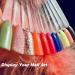 Hedmedum 100 PCS False Nail Art Tips Display Sticks with Metal Split Ring - Clear & White | Gel Polish Salon Practice Tools - Buy Online on SooperMarket.com