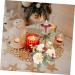 LIFKICH Artificial Garland Ornament Rings Wedding Decorations Candle Holders Candlesticks Eucalyptus Boho Decor Candle Wreath Wedding Party Decoration Plastic Front Door Flowers Picture 1 23.00X23.00X8.00CM - Buy Online on SooperMarket.com