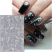 JMEOWIO 9 Sheets Christmas Nail Art Stickers Decals Self-Adhesive Red Snowflake Xmas Winter Holiday Nail Supplies Nail Art Design Decoration Accessories - Buy Online on SooperMarket.com