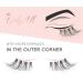 Natural Look Half False Wispy 3D Faux Mink Lashes - 7 Pairs C03 Pack | Clear Band Half Eyelashes in Various Lengths (6MM-15MM) - Buy Online on SooperMarket.com